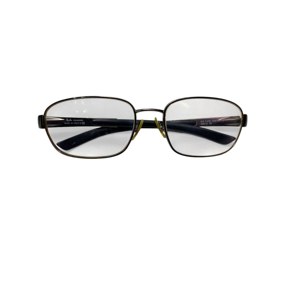 Ray Ban RB3430 004 58 Black Gunmetal Glasses Frame Only 59-18 3P Italy - Picture 9 of 9